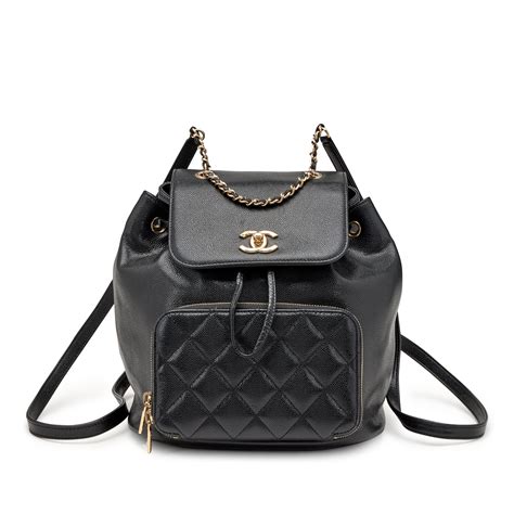 chanel business affinity backpack 2021|Chanel business affinity backpack size.